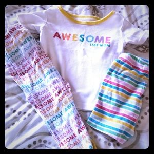 3 piece pajama set
